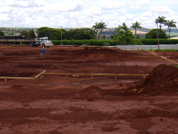 Vis�o atual da obra em 4/12/2012